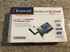 Sealed New Boxed HawkinG Technology G Wireless G-PCI Ethernet Card HWP54G  picture