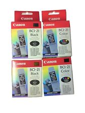 Canon Ink Cartridge BCI-21 Color 4 Pack Combo  ***NEW*** picture