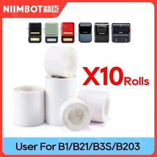 Label Printer Paper Roll Waterproof Anti-Oil Tear-Resistant Tag Label Papers New picture