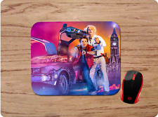 Back to the Future Marty & Doc custom non-slip computer mouse pad home office picture