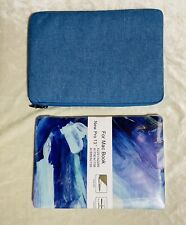 Blue Travel Case Set MacBook New PRO 13