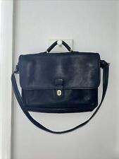 COACH Vintage Soft Briefcase #5180 Messenger Bag Black Leather picture
