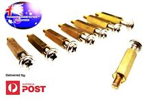 From OZ Quality 8PC 16MM Brass Stand Off Spacer Hex Small Hobby DIY Tiny + F.P picture