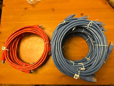 10 ft CAT6 Ethernet Patch Cable 10 feet Blue & Red lot of 15 picture