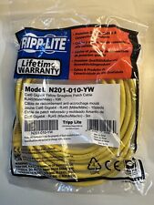 Lot Of 20 - Tripp Lite Cat6 Gigabit Snagless Patch Cable - Yellow, 10-ft picture