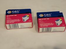 2 pack G&G Ink Cartridge NE-0T007BK New Old Stock Epson Stylus Photo Black picture