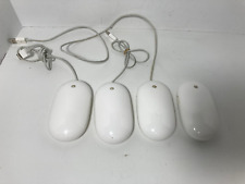 Mixed Lot of 4 Apple A1152 A1197 White Mighty Mouse for Vintage iMac MacBook picture