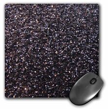 3dRose Black Faux Glitter - photo of glittery texture - glam matte sparkly bling picture