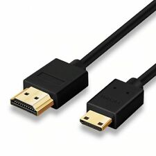 Mini HDMI to HDMI Lead Cable Gold TVs Sky HD PS4 Xbox One v1.4 UHD 1M HDMIcable picture