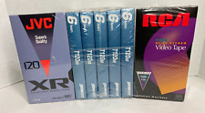 7 Pack Lot of JVC + Signature 2000 T120 / 6 Hour Blank VHS Tapes - New NOS picture