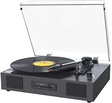 Record Player Bluetooth Turntable with Built-in Speaker, USB Recording Audio ... picture