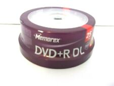 Memorex  CD Disc Blank DVD+R DL 8.5 GB Double Capacity 1 Pack 25 Count NEW picture