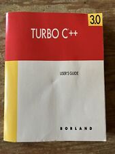 Borland Turbo C++ 3.0 Users Guide & Quick Reference Booklet No Software picture