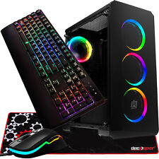 Deco Gear Desktop PC Starter Bundle - Tower, Mechanical Keyboard, Mouse, and Pad picture