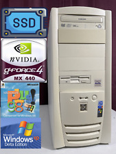 *RESTORED w/ SSD* DUAL BOOT Windows 98 XP Vintage Retro Classic Computer PC picture