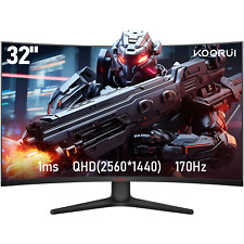 32 Inch Gaming Monitor, 170Hz 1Ms 2K 1440P PC Desktop Computer Monitors for Gami picture