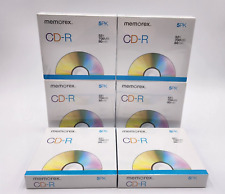 6x Memorex Cool Colors CD-R 52X 700MB 80 min (5 Pack) **Brand New** picture