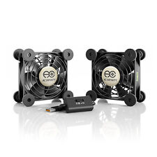 MULTIFAN S5, Quiet Dual 80mm USB Cooling Fan for Receiver DVR Computer Cabinets picture