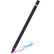 BLACK Fine Point Digital Stylus Pen Works for iPhone, iPad, and Other Tablets picture