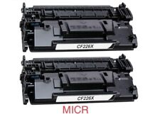 2PacK CF226X MICR For Check Printing Toner Cartridge Laser Jet Pro M402dn 402dw picture