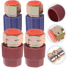 4 PCS/ Ac Fitting AC Retrofit Fitting Adapter Kit Low Side Quick Coupler picture
