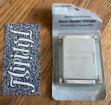 NEW TANDY RADIO SERIAL GENDER CHANGER FEMALE DB25 SHIELDED GROUNDED 26-1495A picture
