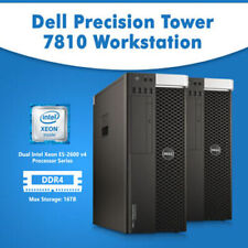 Dell Precision T7810 32-Core 2X E5-2698 V3 128GB RAM 960GB SSD K4000 WiFi WIN10 picture