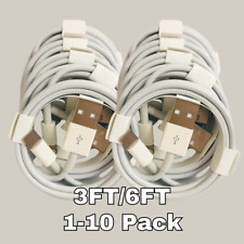 Lot of 10X USB Data Fast Charger Cable Cord For Apple iPhone 11 12 13 14 Pro Max picture