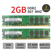 Hynix 4GB 2x 2GB / 1GB PC2-5300U DDR2 667MHz 240Pin DIMM Desktop Memory RAM AB picture