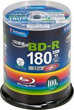 Verbatim Blank Blu-ray BD-R VBR130RP100SV4 25GB 1-6x New picture
