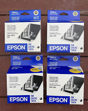 4 Epson Stylus Photo 820 / 925 Black Ink Cartridge #T026 201 Sealed New Expired picture