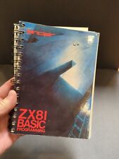 Sinclair ZX81 BASIC Programming Manual Book picture