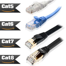 CAT 8 Cat 7 Ethernet Cable SSTP Shielded Network Cable Category 8 RJ45 26AWG Lot picture