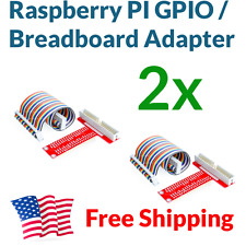 2pcs Raspberry Pi 2 3 GPIO Breakout Expansion Board Breadboard Adapter Cable T picture