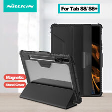 NILLKIN Magnetic Flip Case For Samsung Tab S8 / S8+ Fold Stand Camera Protection picture