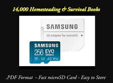 microSD Survival Library for Homesteading, Prepping, Off grid, 14,000 PDF eBooks picture