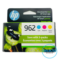 GENUINE 3-PACK HP 962 COLOR C/M/Y INK OFFICEJET PRO 9010 SEALED Box 12/2025 picture