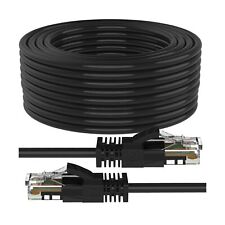 Cat 6 Ethernet Cable, 250 ft (76.2 Meters) Maximm Cat6 Cables Black - Snagles... picture