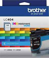 New Genuine Brother LC404 Cyan Ink Cartridge MFC-J1205W, MFC-J1205W XL 06 2024 picture
