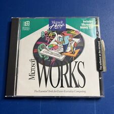 Genuine Microsoft Works CD (including Money 3.0) Software. 1994. EXCELLENT. picture