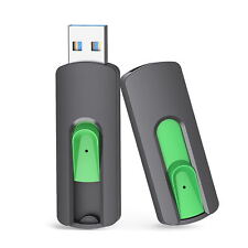 Green Lot 1/ 2 /4 / 5/ 10PCS 128GB USB 2.0 Retractable Flash Drive Memory Stick  picture