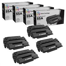 LD Products Replacements for HP 55A 55 CE255A CE255 Toner Cartridge (4PK) picture
