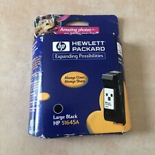 Hewlett Packard HP 51645A New Sealed Black Ink Cartridge Large - EXP 9/2001 picture