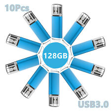 10PCS 128GB USB 3.0 Flash Drive Memory Stick Mini Thumb Drive for PC/Car/TV picture