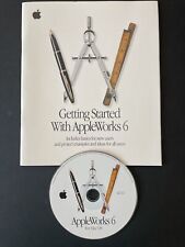 Getting Started with AppleWorks 6 Book & Disk Macintosh OS Apple FAST US SHIP picture