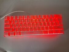 MageGee Mini 60% Gaming Keyboard RGB Backlit 61 Key Pink PC Desktop Laptop TS91 picture