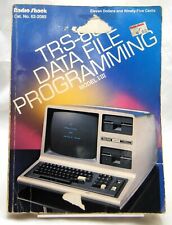 VTG 1981 Original Radio Shack TRS-80 Model I / III Data File Programming 62-2085 picture