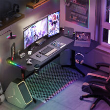 1.6m Overlength L Shaped Gaming Desk Left/right Corner Computer Desk Home Office picture