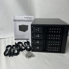 Startech.com 4 Bay Aluminum Trayless Hot Swap Mobile Rack Backplane For 3.5in picture