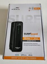 ARRIS SBG10 SURFboard  AC1600 Dual-Band Cable Modem  Router - Black 
